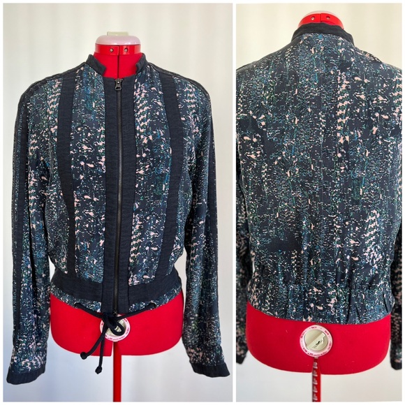 See By Chloe Lightweight Bomber Jacket Size 4 - Picture 1 of 9